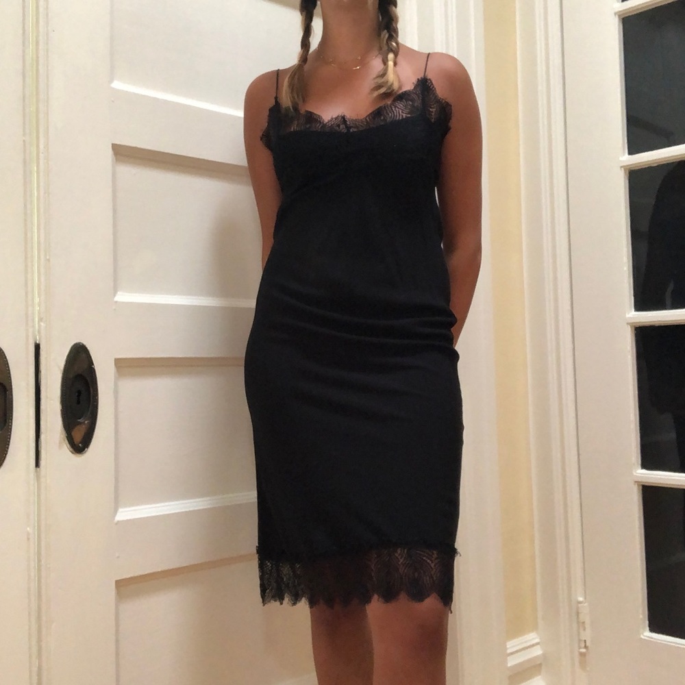 Black cocktail dress from Planet Blue